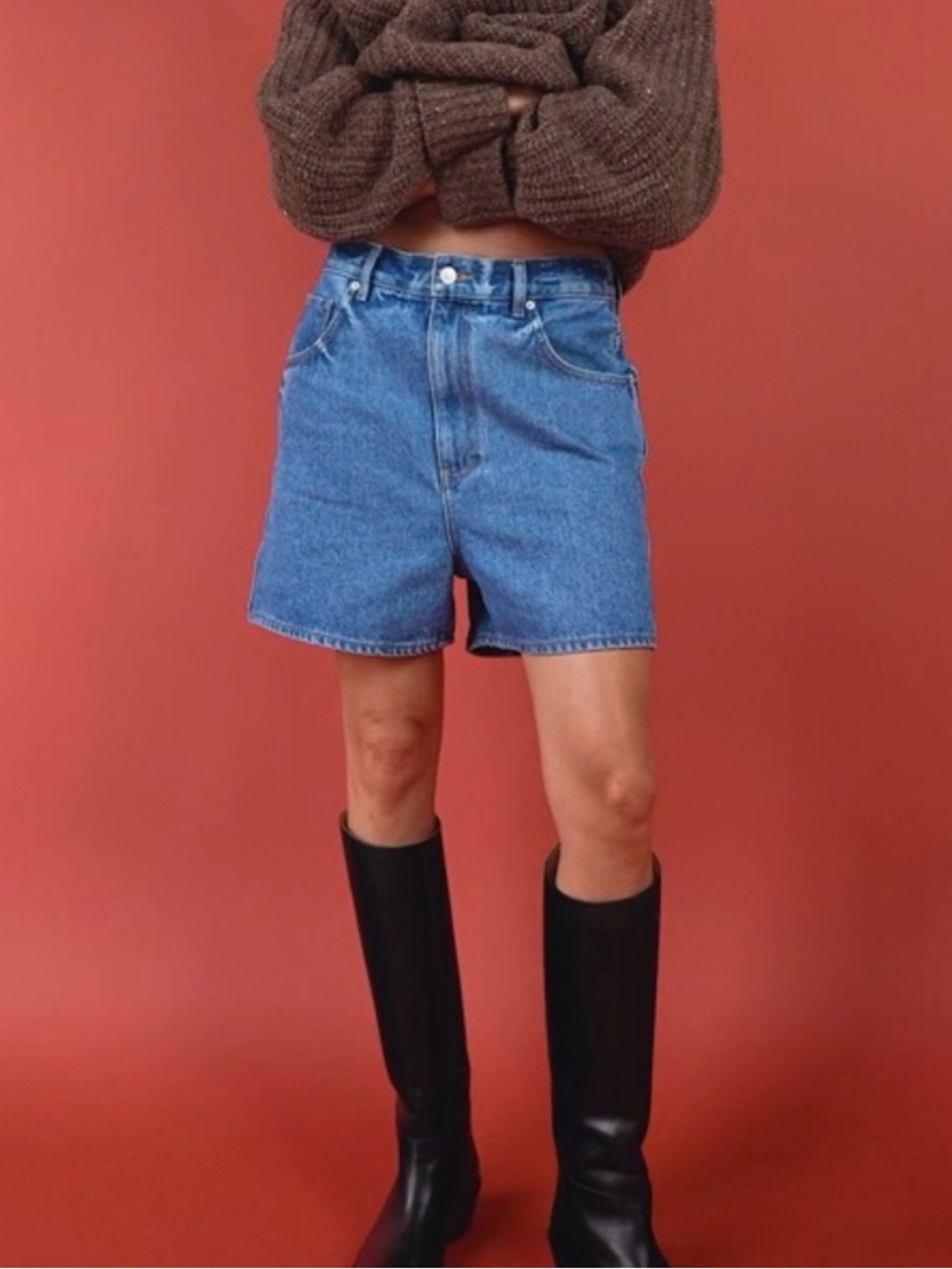 NWT James Street Co. Relaxed Denim Shorts